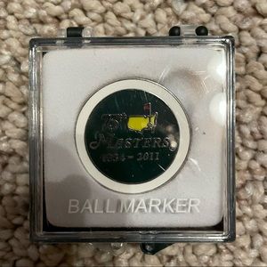 75th Masters Commemorative Golf Ball Marker 1934-2011 new in box